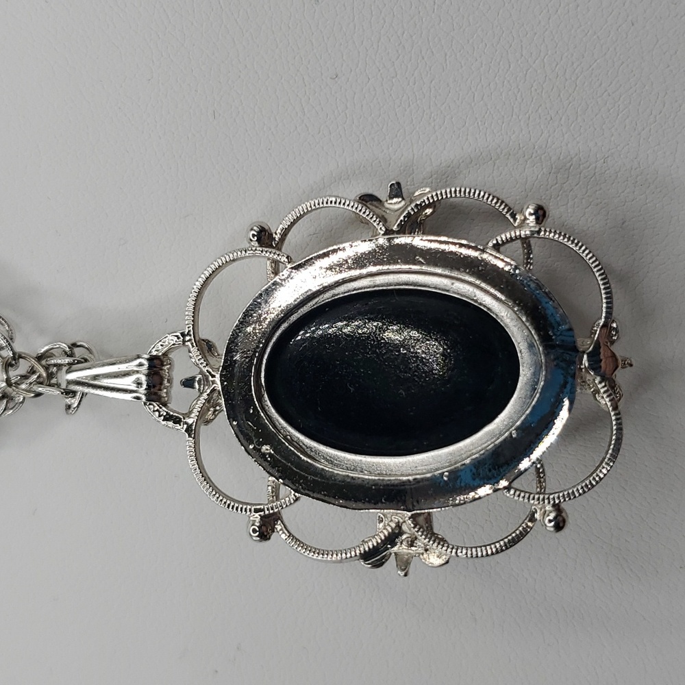 Vintage Whiting & Davis Silver Pendant - Picture 4 of 6